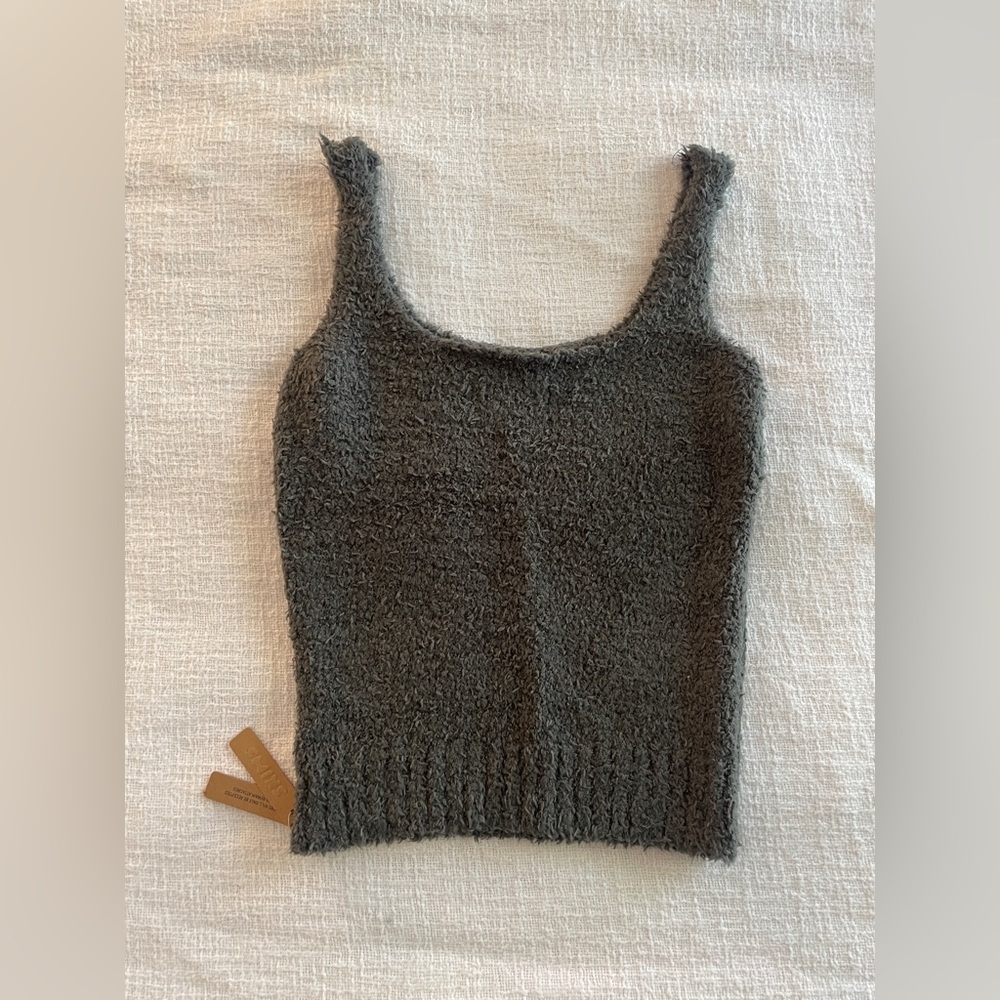 Skims cozy knit tank top, size S/M